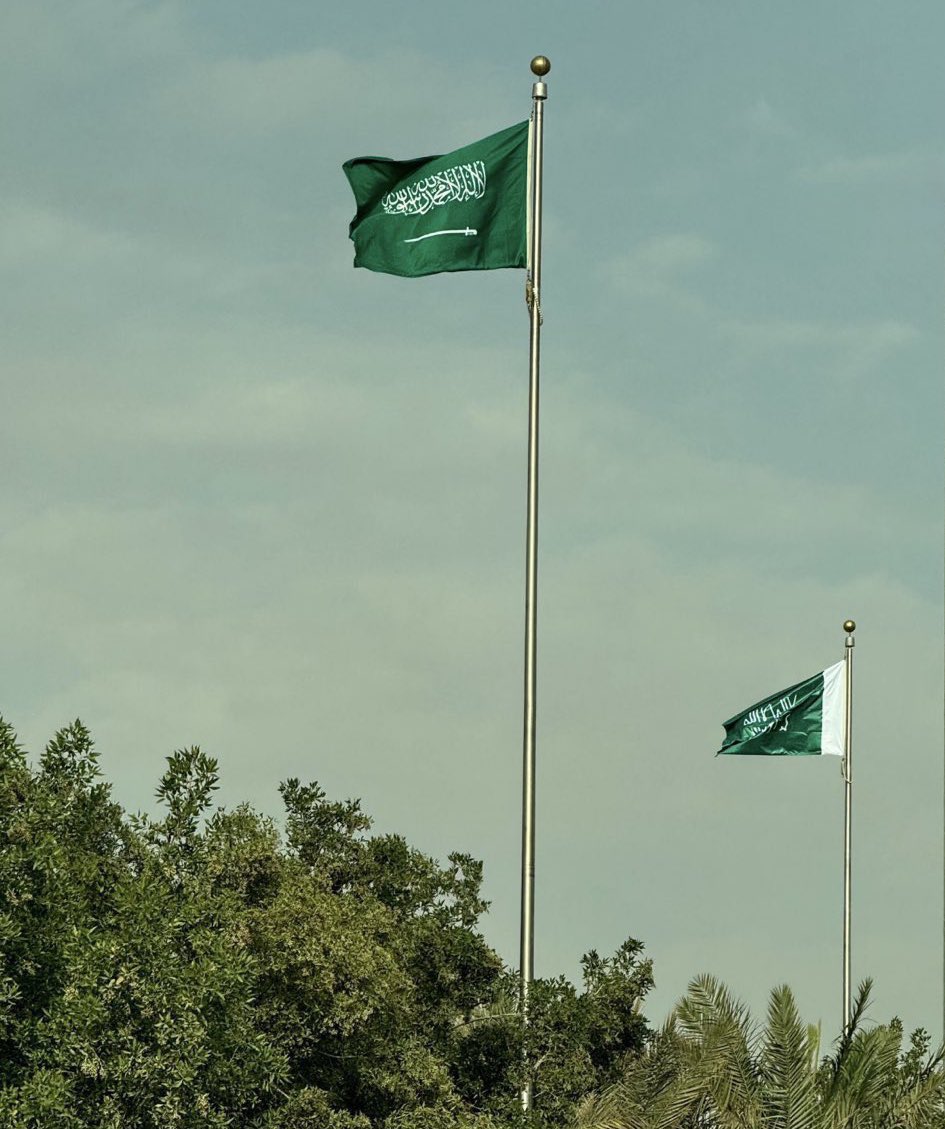 GhadeerNSU's tweet photo. هنا التاريخ، وهنا بلادي العظيمة 🌴❤️
#يوم_بدينا_1727 

ذكرى تحكي بداية وطن حمل راية المجد قبل 300 عام، وجعل العز والإباء أساسه 💪🏻🤎
يوم نعتز فيه بجذورنا، ونحمل رايتنا عاليًا للمستقبل 🐪🇸🇦✨

دمت بعز يا وطني 💚
#يوم_التأسيس https://t.co/bWF2wGLjXR
