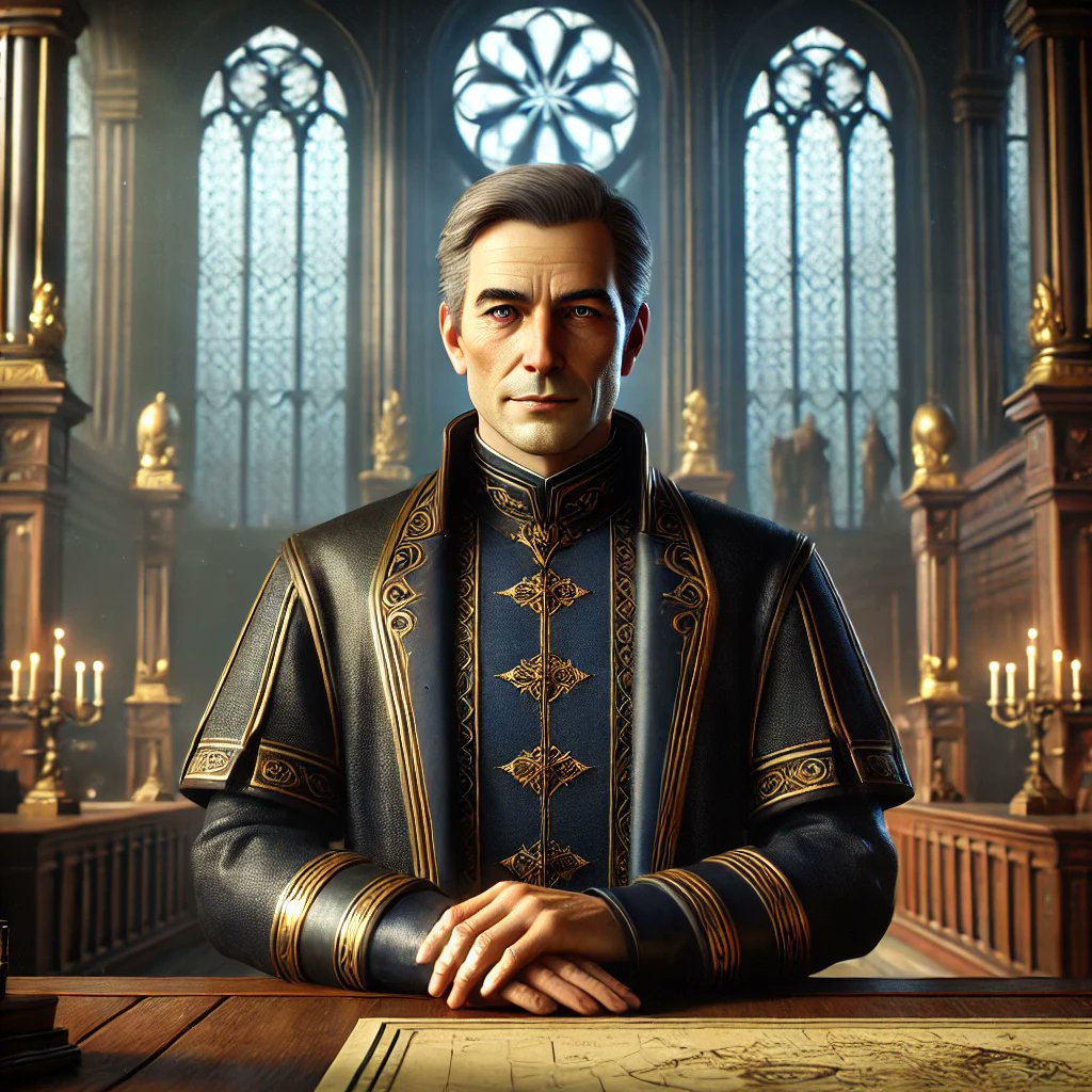 Jion_instacode's tweet image. ザイエルは合議制にしてみた。

行政・統治代表
名前: ヴェリオン・グレイブ
種族: 人間 (男性, 58歳)

ザイエルの議長を務める歴戦の政治家。
冷静沈着で、都市全体のバランスを考えて決定を下す。
「力だけでは都市は守れぬ。知恵と交渉こそが真の盾だ。」

#よければ相互
#TRPG好きと繋がりたい