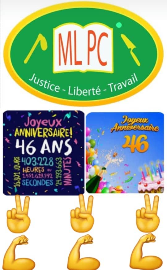 ziguele's tweet photo. Bon 46ème Camarades militantes et militants du #MLPC https://t.co/pRwG2GDQLP