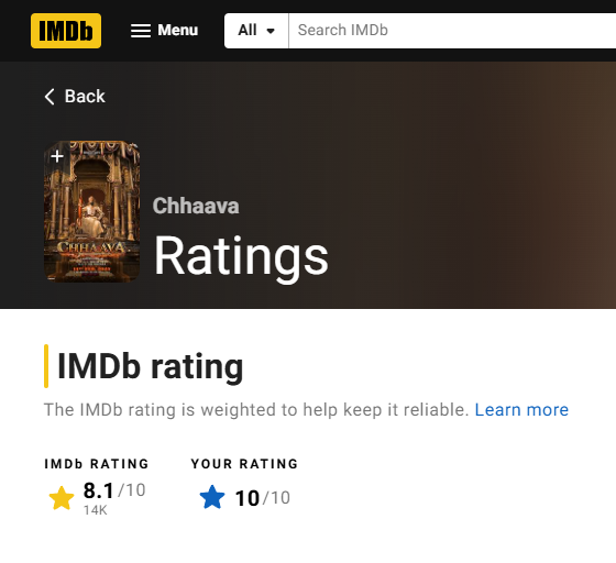 rahulshibanideb's tweet photo. Just watched Chhaava and it's an absolute masterpiece! The storytelling, emotions, and execution are top-notch. A solid 10/10 from me! 🔥🎬

Chhatrapati Shivaji Maharaj – The pride of Bharat, the flame of Swarajya
Chhatrapati Sambhaji Maharaj – The warrior who never surrendered🙏🏼 https://t.co/FN7Io9SoIY