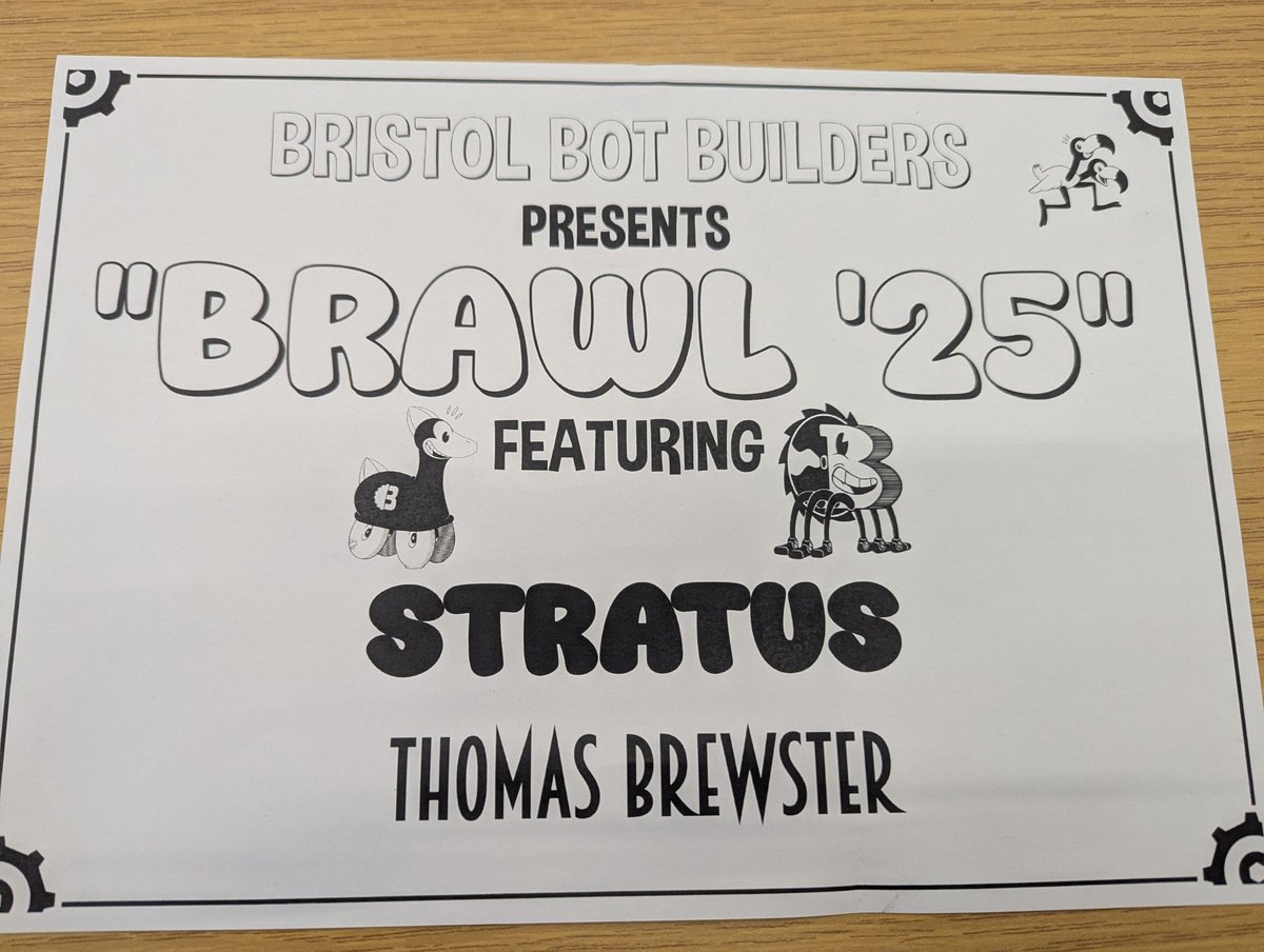 🤖 We're ready for the Bristol Bot Builders brawl!

▶️ Live stream of fights starts at 11am GMT 

🔗youtube.com/live/cCd0SGRfj…