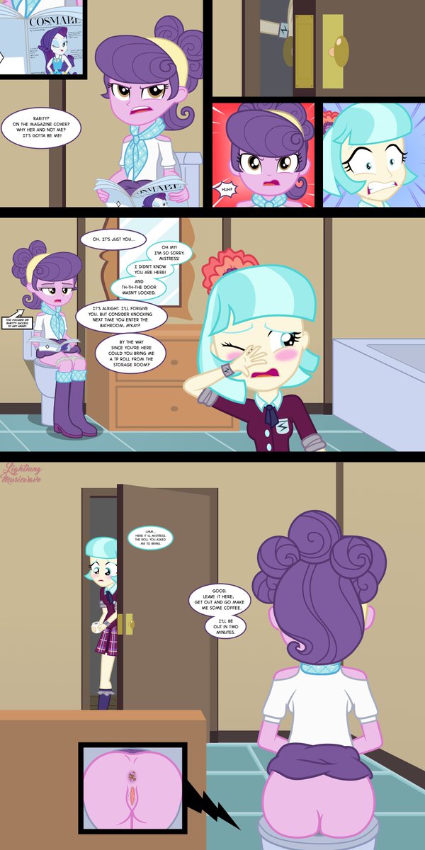 LMusicwave's tweet photo. #EquestriaGirls #Upper_Crust #Suri_Polomare #Coco_Pommel #Jet_Set #toilet #pooping
I've never posted the first one here, right? Whoops https://t.co/k0PSBJvGeF