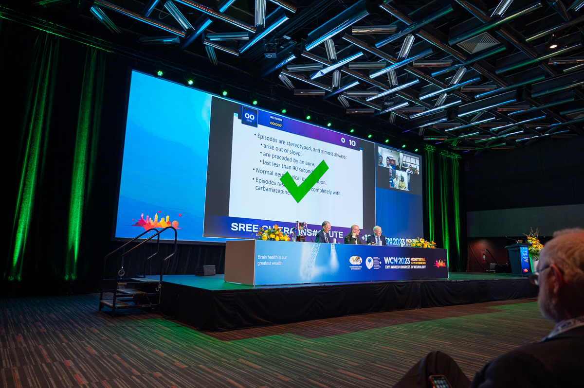 Challenge your mind at #WCN2025! 🏆

The Tournaments of the Minds is where neurology experts put their knowledge to the test—solving complex cases, tackling rapid-fire questions, and showcasing clinical excellence.

At #WCN2023 in Montreal, the best and brightest stepped up. Now,