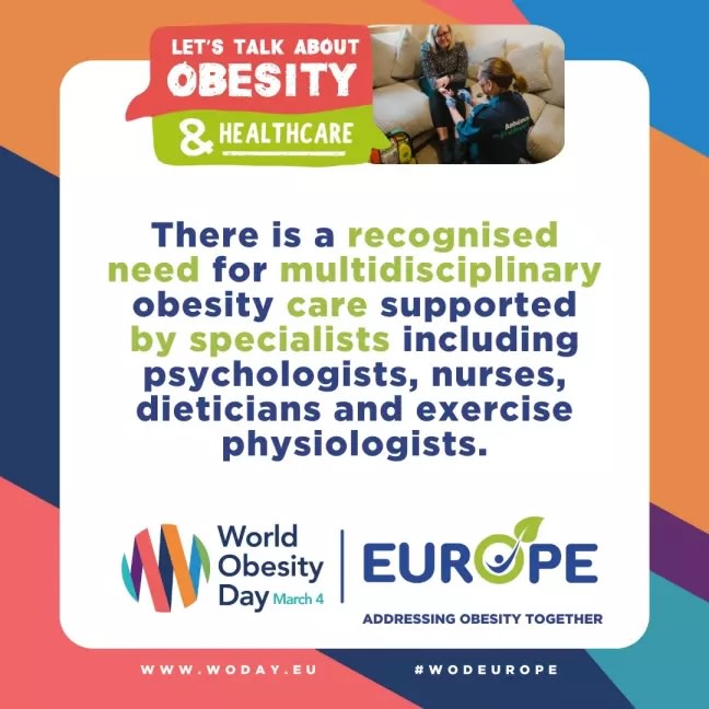 Obesity is a disease, not a lifestyle choice.

HCPs — treating #obesity as a chronic disease results in significant cost savings to healthcare systems.

✔️ Tuesday, March 4th 2025

#WODEurope #WorldObesityDay #AddressingObesityTogether
<a href="/ECPObesity/">ECPO</a>