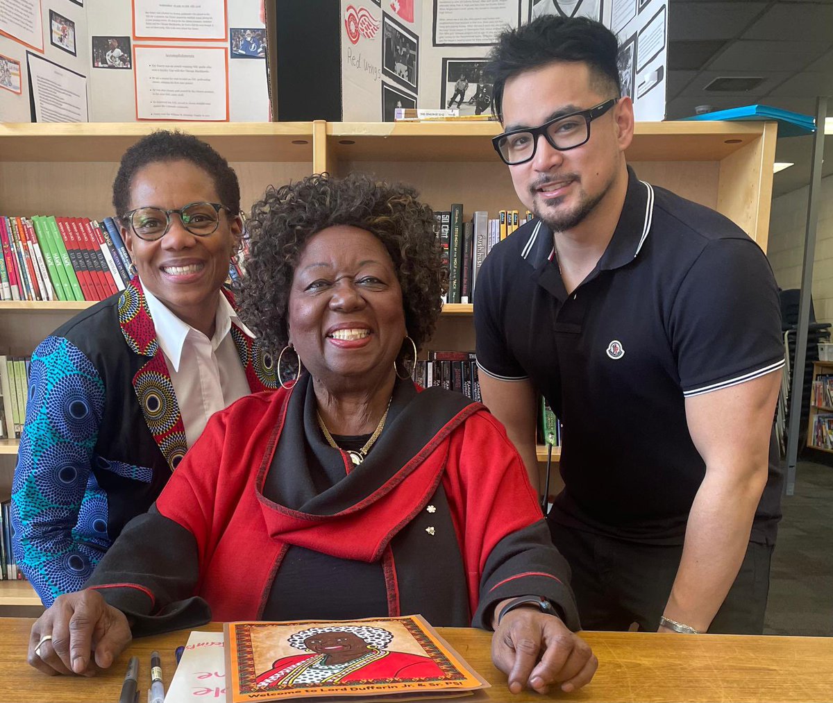 tdsb_lordduf's tweet photo. “Today, we had the honour of welcoming #JeanAugustine to #LordDufferin @tdsb_lordduf @tdsb 🌟 Our students were inspired by her incredible journey as we watched the powerful documentary.  #Canadian  icon.  #TechEd #Inspiration #EducationMatters” #BHM #BlackHistoryMonth #2025 https://t.co/VIHIC29RRB