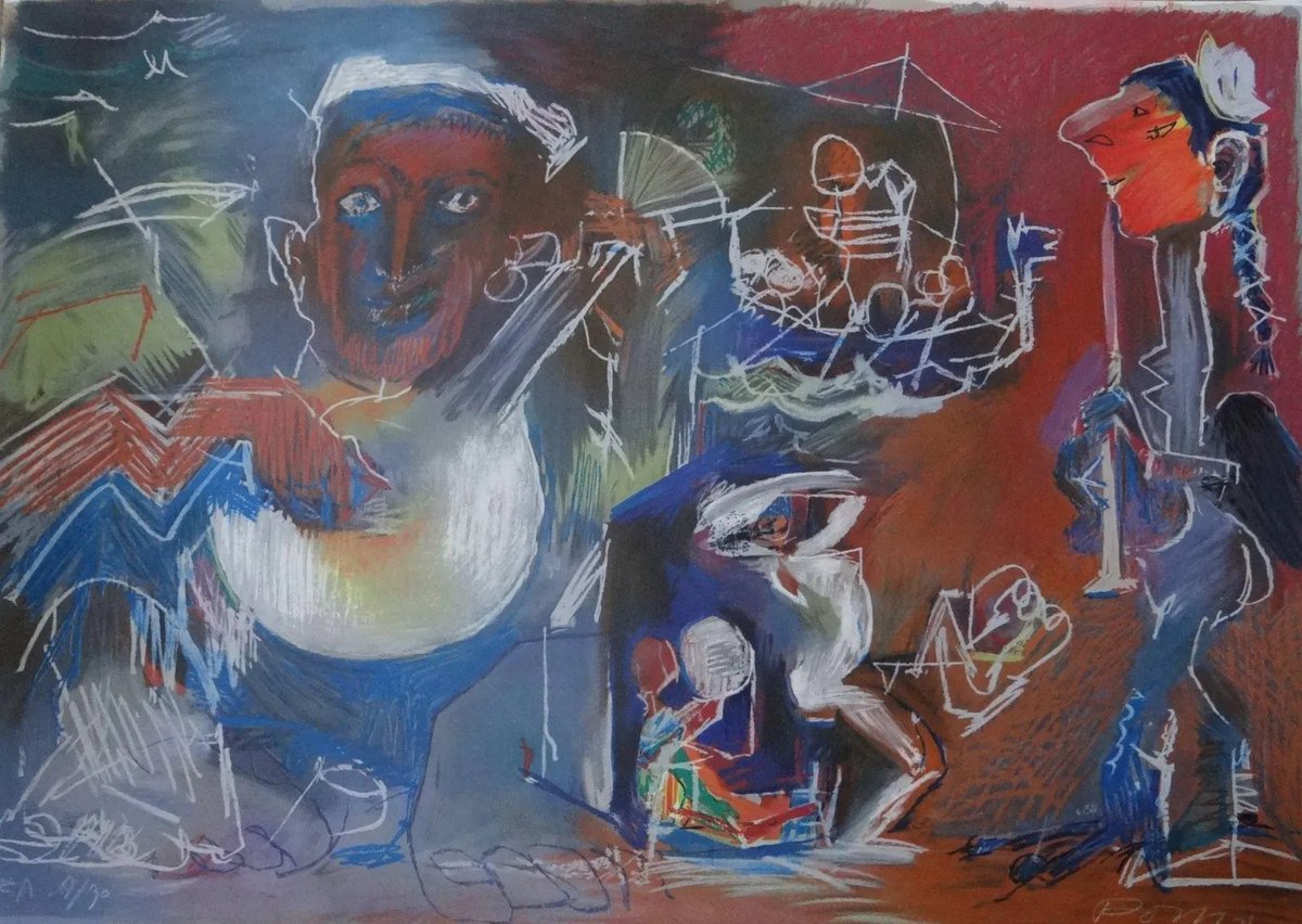 marieartcollec1's tweet photo. Julio Pomar, lithographie originale signée, Ulysse et les deux sirènes, artiste portugais influent au XXe siècle, modernisme et surréalisme #Portugal #decorer #style #Art #ambiance #interieurs #lithographies #peintres #peintures #peintres #musees
https://t.co/s7nJn7VqPU https://t.co/f21OcWy45B