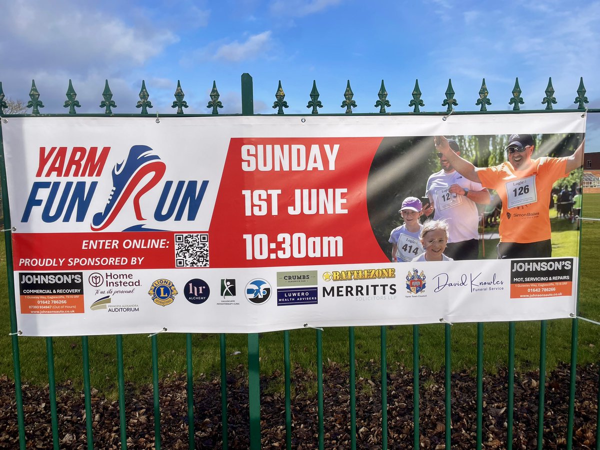 yarmfunrun's tweet photo. The banners are up!

Entries opening next Saturday at 9am!  Make sure you set a reminder as we sold out in record time last year!

https://t.co/gCstvfW2kf

#yarmfunrun #yarmrun #yarm #run #running #fitness #community #exercise #family https://t.co/X260ynRf7s