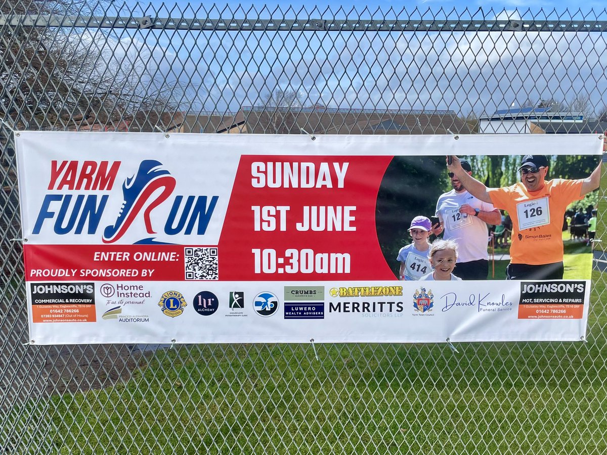 yarmfunrun's tweet photo. The banners are up!

Entries opening next Saturday at 9am!  Make sure you set a reminder as we sold out in record time last year!

https://t.co/gCstvfW2kf

#yarmfunrun #yarmrun #yarm #run #running #fitness #community #exercise #family https://t.co/X260ynRf7s