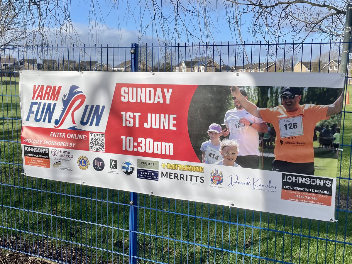 yarmfunrun's tweet photo. The banners are up!

Entries opening next Saturday at 9am!  Make sure you set a reminder as we sold out in record time last year!

https://t.co/gCstvfW2kf

#yarmfunrun #yarmrun #yarm #run #running #fitness #community #exercise #family https://t.co/X260ynRf7s