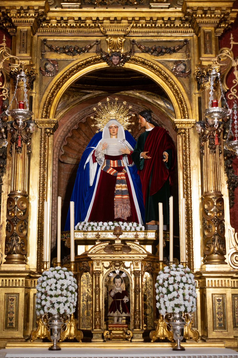 HdaDulceNombre's tweet photo. María Santísima del Dulce Nombre luce para el venidero tiempo de Cuaresma con terno de hebrea. 

“Stabat Mater dolorosa Iuxta crucem lacrimosa”

#LaBofetá https://t.co/NOSu15D92J