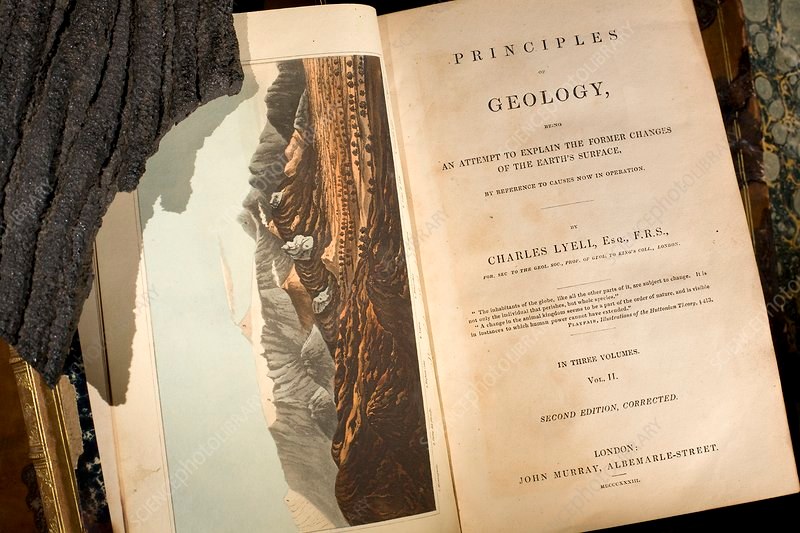 February 22, 1875, died on this day lawyer &amp; geologist Charles Lyell ⚒️
He supported the idea developed by earlier geologists like Hutton and Playfair that present geological forces can explain the past, like volcanoes forming new rocks and erosion slowly dismantling them again.