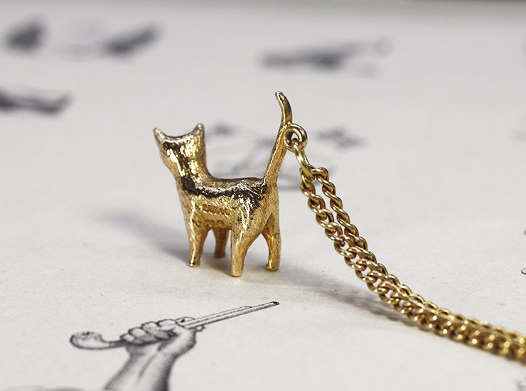 antique_ringie's tweet photo. 今日2月22日は猫の日。可愛いヴィンテージ9金ねこチャームをアップしました。 https://t.co/04bBhZfdGR