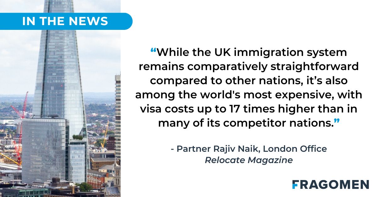 Fragomen (@fragomen) on Twitter photo As the #UK pushes for #AI leadership, high visa costs hinder businesses from attracting top #Tech talent. With a visa system review expected this year, Partner Rajiv Naik stresses in <a href="/relocatemag/">Relocate Global | Think Global People</a> the need for reforms that support business competitiveness. bit.ly/3Qq4GPs As the #UK pushes for #AI leadership, high visa costs hinder businesses from attracting top #Tech talent. With a visa system review expected this year, Partner Rajiv Naik stresses in <a href="/relocatemag/">Relocate Global | Think Global People</a> the need for reforms that support business competitiveness. bit.ly/3Qq4GPs