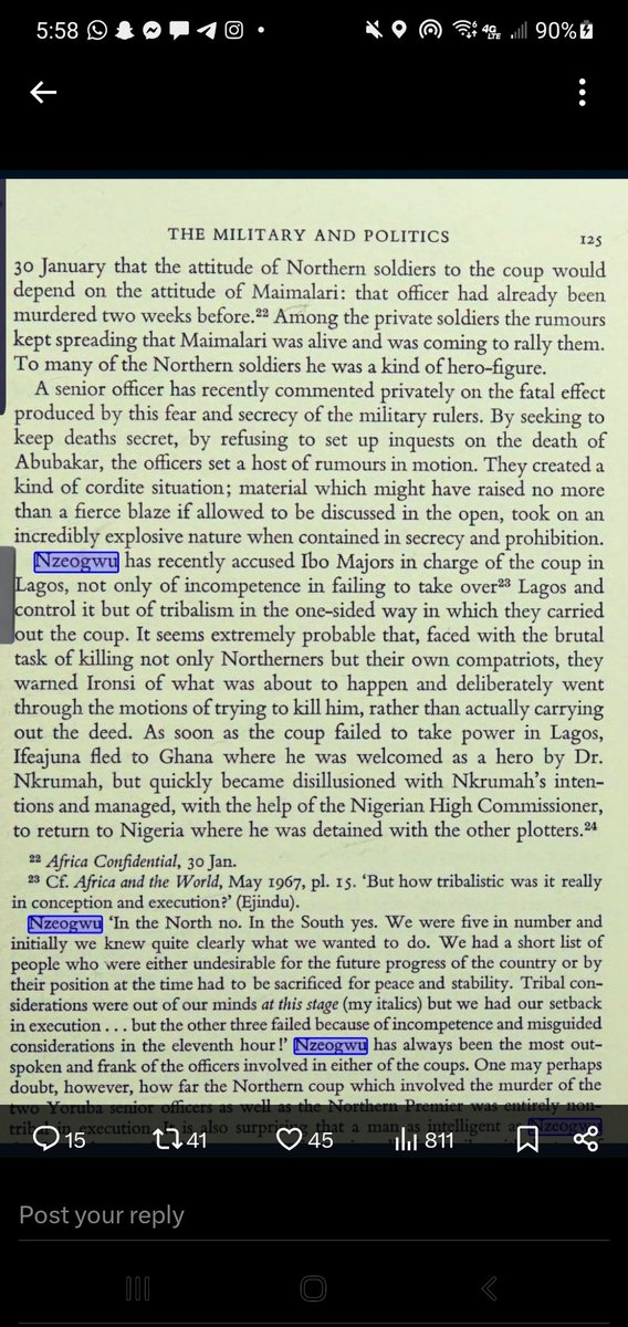 ERINFOLAMI2024's tweet photo. @ruffydfire Igbo must apologize.....it remains am igbo coup https://t.co/2Zwj3tjggN