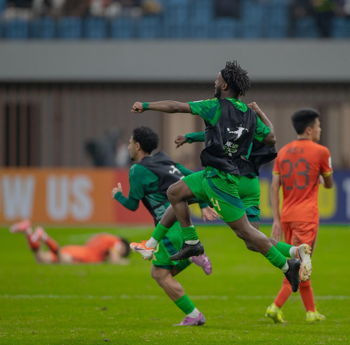 أبارك لأبطال المنتخب الوطني للشباب التأهل إلى نهائيات كأس العالم، إنجاز جديد لكرة القدم السعودية بدعمٍ سخي من قيادتنا الرشيدة، ومتابعة مستمرة من سمو وزير الرياضة الأمير عبدالعزيز بن تركي الفيصل.

إنجاز يسجله أبناء الوطن في يوم تاريخي من أيام هذا البلد العظيم 🇸🇦🇸🇦🇸🇦