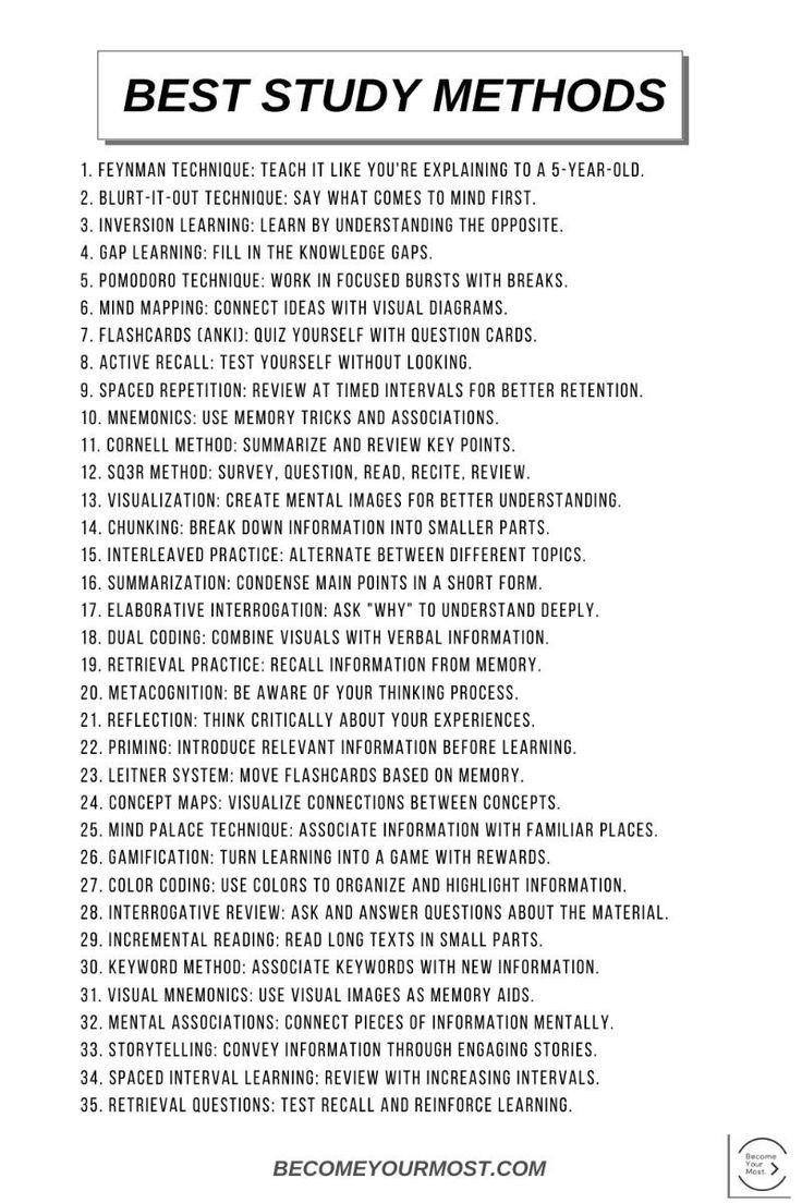 RaziaAliani's tweet photo. Stop highlighting papers mindlessly. Do this instead:
(Save with 𝘤𝘭𝘪𝘱𝘱𝘦.𝘮𝘦 & Repost if you find it useful)

— Feynman Method: Explain complex studies to your non-academic friends. If they get it, you've mastered it

— Mind Mapping: Your brain processes visuals 60,000x faster than text

— Cornell Method: Take notes in 2 columns - facts & questions.

— Active Recall: Close your laptop. Write everything you remember 

— Spaced Repetition: Review papers at specific intervals (24h, 72h, 1 week)

Small changes. Major impact on my research output.

💬 𝗪𝗵𝗮𝘁 𝘄𝗼𝘂𝗹𝗱 𝘆𝗼𝘂 𝗮𝗱𝗱?
------------------------

Found it useful?

1. Save the post with 𝘤𝘭𝘪𝘱𝘱𝘦.𝘮𝘦
2. 🔄 Repost to help your network
3. Follow @RaziaAliani to get more useful AI in Research content (no clickbait stuff!) in your feed.

Want FREE tips on using AI in research?
↳ Join 12K+ researchers ⬇️
🔗 link in bio