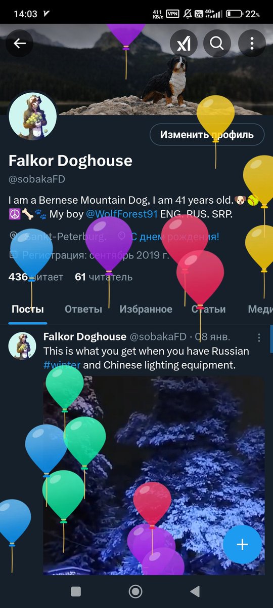 sobakaFD's tweet image. Yap.
Balloon&apos;s day 🎂🎉🎉🎉