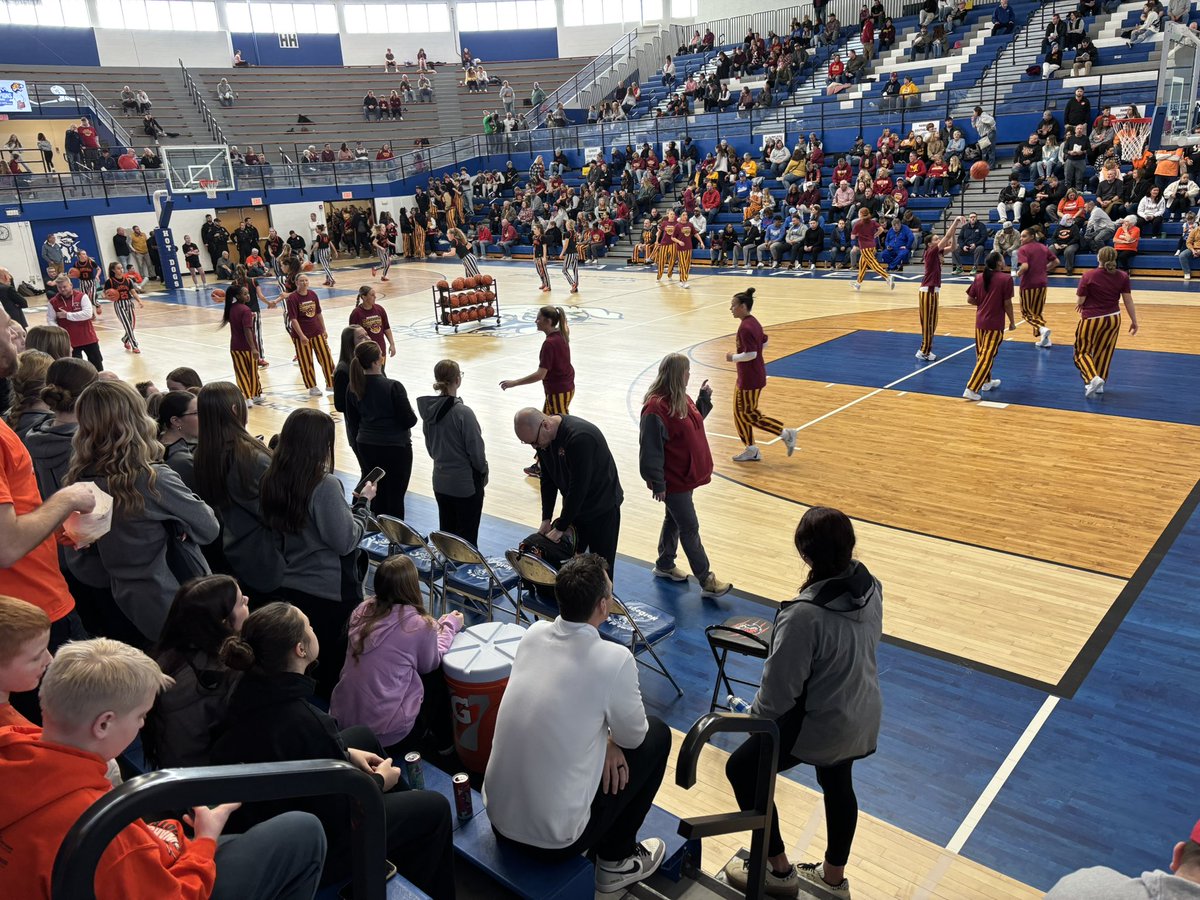 Here we go! <a href="/WCS_District/">Warsaw Schools</a> lady Tigers in <a href="/IHSAA1/">IHSAA</a> basketball semi-state! #gotigers