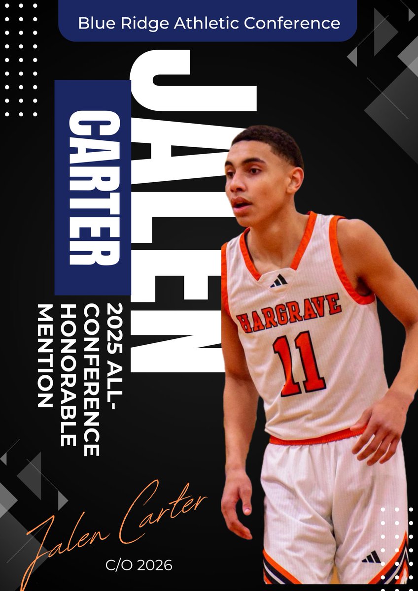 Hargrave Men's VBB (@hmavbb) on Twitter photo 🏆🔥 BRAC AWARDS ARE IN! 🔥🏆
Hargrave is well represented in the BRAC All-Conference Selection
💪 <a href="/KendallLanier_/">Kendall Lanier</a> - 1st Team
🎯 <a href="/WillMancine1/">Will Mancine</a>- 2nd Team
💼 <a href="/JalenCarter_/">Jalen Carter</a> - Honorable Mention
Big-time recognition for the 🐅's #BuiltDifferent #HMAHoops
<a href="/PrepHoopsVA/">Prep Hoops Virginia</a>
<a href="/Prep_Hype/">Prep Hype</a> 🏆🔥 BRAC AWARDS ARE IN! 🔥🏆
Hargrave is well represented in the BRAC All-Conference Selection
💪 <a href="/KendallLanier_/">Kendall Lanier</a> - 1st Team
🎯 <a href="/WillMancine1/">Will Mancine</a>- 2nd Team
💼 <a href="/JalenCarter_/">Jalen Carter</a> - Honorable Mention
Big-time recognition for the 🐅's #BuiltDifferent #HMAHoops
<a href="/PrepHoopsVA/">Prep Hoops Virginia</a>
<a href="/Prep_Hype/">Prep Hype</a>