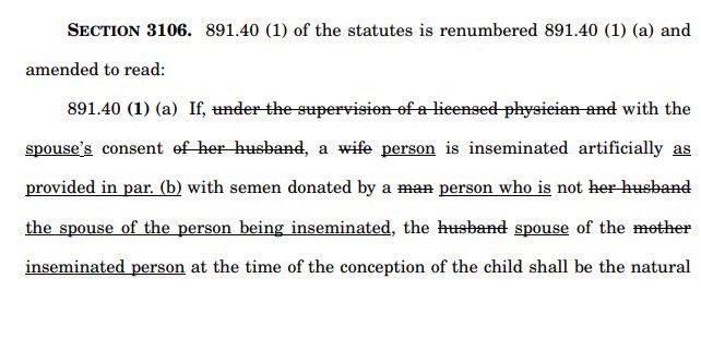 salltweets's tweet image. The only weapon gender ideology truly has is language, because nothing actually changes in reality. Men can’t be women, but if language is changed, at least something has.

And that’s why we end up with nonsense law proposals to change “mother” to “inseminated person”.