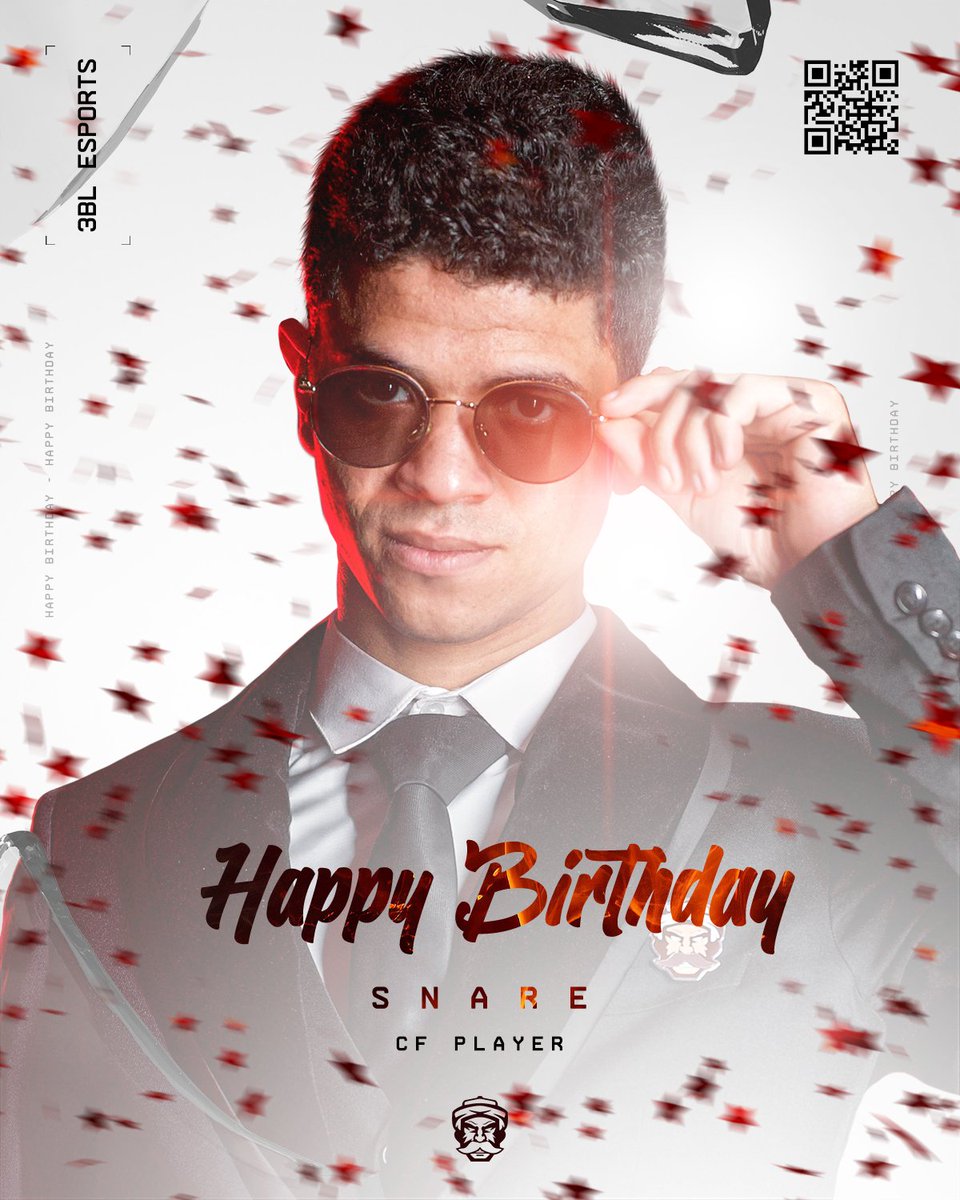 Happy Birthday to the Hawk Eye of the team! 🎉

Happy birthday, Snare! Wishing you a new year full of headshots and victories on the CrossFire battlefield! 💪🏻

#3BL