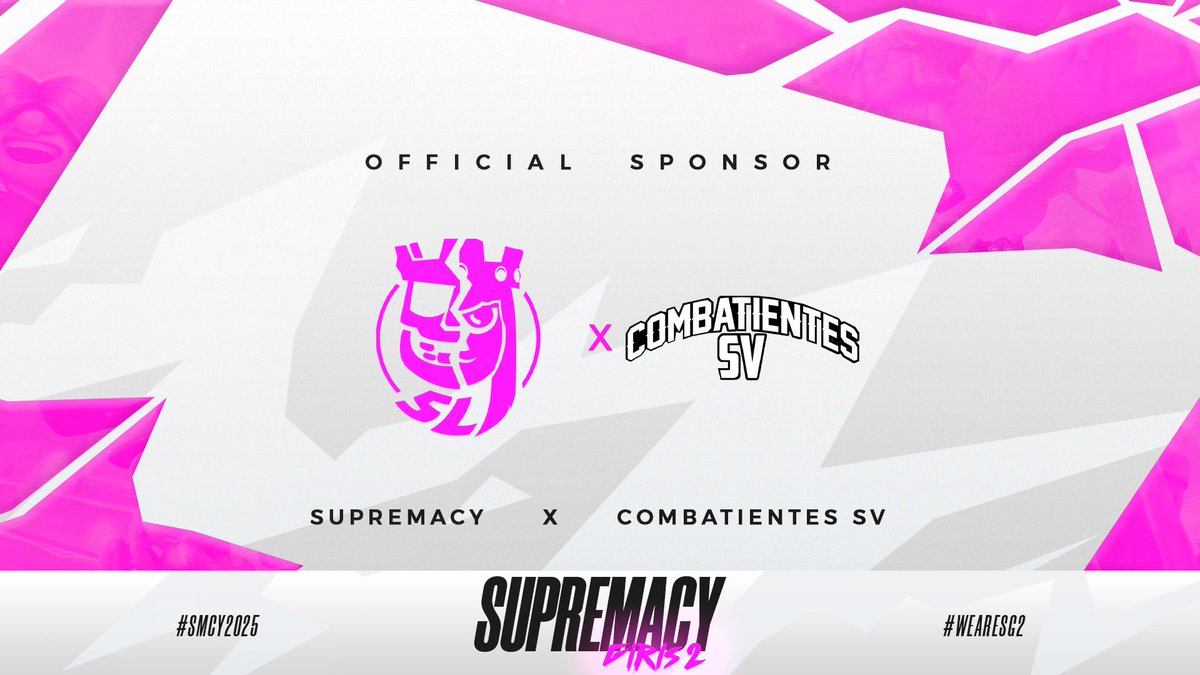 Supremacy League (@cr_supremacy) on Twitter photo 🟣 𝐎𝐅𝐅𝐈𝐂𝐈𝐀𝐋 𝐒𝐏𝐎𝐍𝐒𝐎𝐑 🥳
THE SURPRISES KEEP COMING 💣! The CEO of <a href="/Combatientesv/">combatientes/sv</a> is stepping into the female competition and is ready for this new challenge 🔥! Huge thanks for the trust, <a href="/Joker_CSV/">Charlie</a>!
See you in the arena! 💪🏻
#SMCY2025 #WeAreSG2👩🏻🎤 🟣 𝐎𝐅𝐅𝐈𝐂𝐈𝐀𝐋 𝐒𝐏𝐎𝐍𝐒𝐎𝐑 🥳
THE SURPRISES KEEP COMING 💣! The CEO of <a href="/Combatientesv/">combatientes/sv</a> is stepping into the female competition and is ready for this new challenge 🔥! Huge thanks for the trust, <a href="/Joker_CSV/">Charlie</a>!
See you in the arena! 💪🏻
#SMCY2025 #WeAreSG2👩🏻🎤
