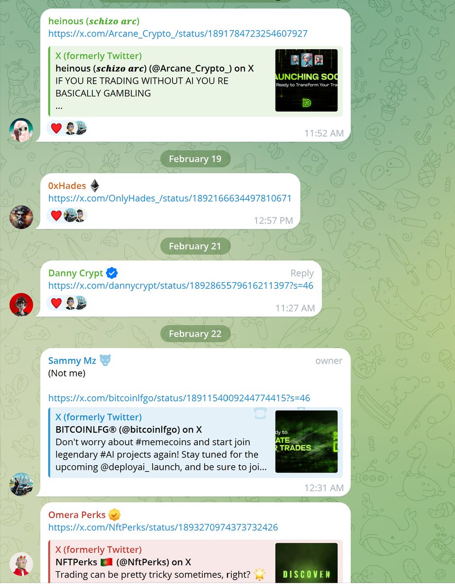 addyTracker's tweet image. This is why you&apos;re always losing. Not because you&apos;re not a good trader. Because the cabal owns all the supply. More @DeployAI_ inside photos. #DEPLOYAISOL #DeployAI

DEATH TO THE CABAL. SCAMMERS!