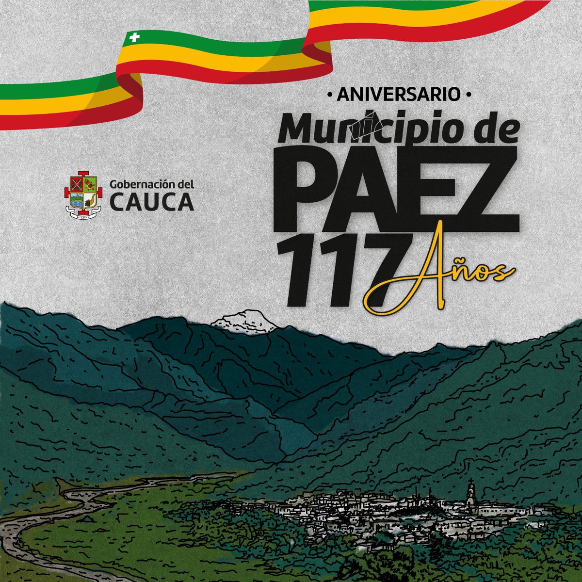 🙌🏻 Hoy conmemoramos los 117 años del municipio de Páez, un territorio de memorias vivas, cultura arraigada y tradiciones que trascienden generaciones. Su historia es testimonio de la fortaleza de su gente, de la lucha por preservar su identidad y del espíritu inquebrantable.🪇