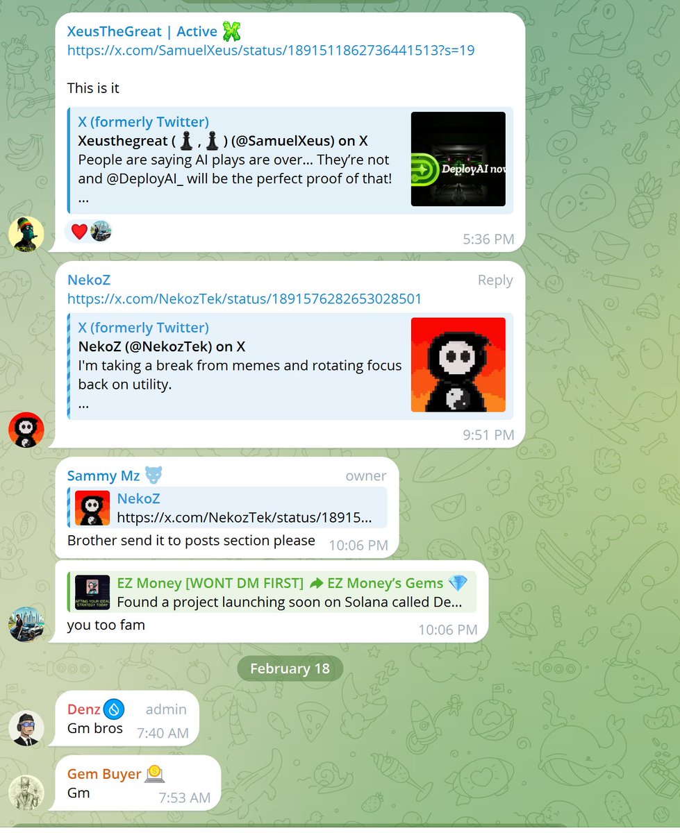 addyTracker's tweet image. This is why you&apos;re always losing. Not because you&apos;re not a good trader. Because the cabal owns all the supply. More @DeployAI_ inside photos. #DEPLOYAISOL #DeployAI

DEATH TO THE CABAL. SCAMMERS!