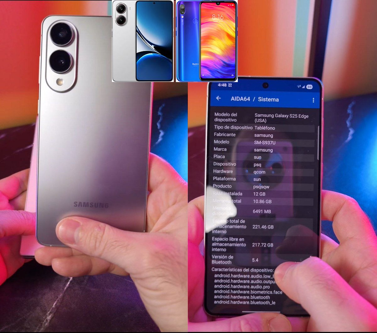 The design of the new Samsung Galaxy S25 Edge reminded me of a mix between a Redmi Turbo 4 and my favourite older one Redmi Note 7 🤔

What do you think?