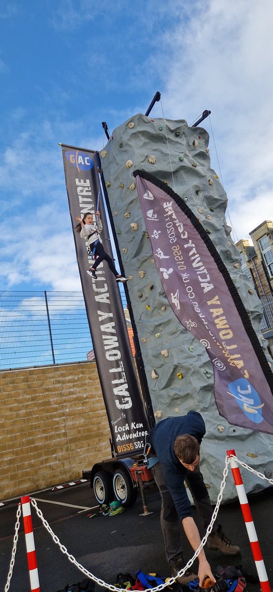 TalulaYoung's tweet photo. We had a great girls' day at CAyrFest 2025.

Huge thanks to @Claire_SAC and the team for putting on this free event, we had such a good time.

The climbing wall and the escape room were a big hit!

#CAYRFEST https://t.co/tzZCn3NqI5