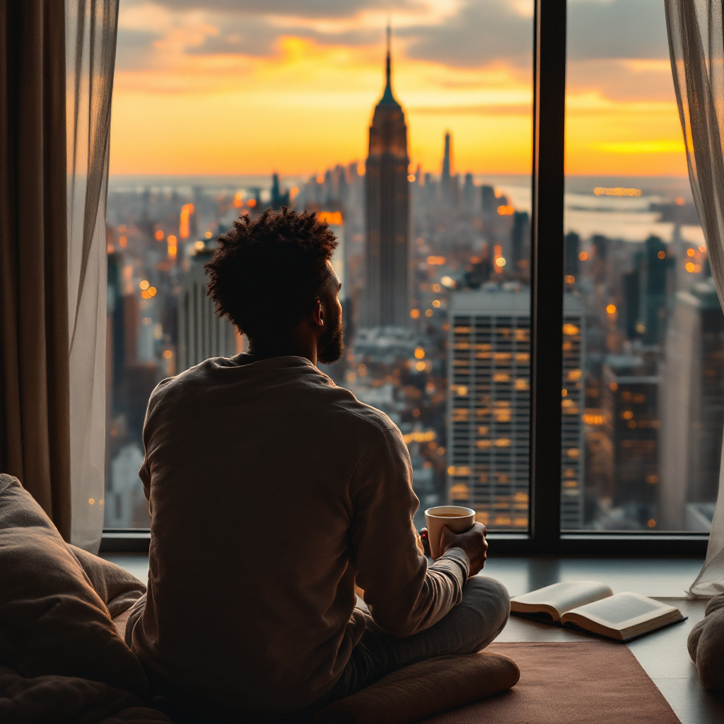 Kickstart your day with a morning routine: Meditation 10-15 min, mindful breathwork, read 20-30 min, and a quick workout. No phone/emails—prioritize you for energy and motivation. What's one morning habit you love? Share below! #MorningRoutine #SelfCare #HealthyHabits