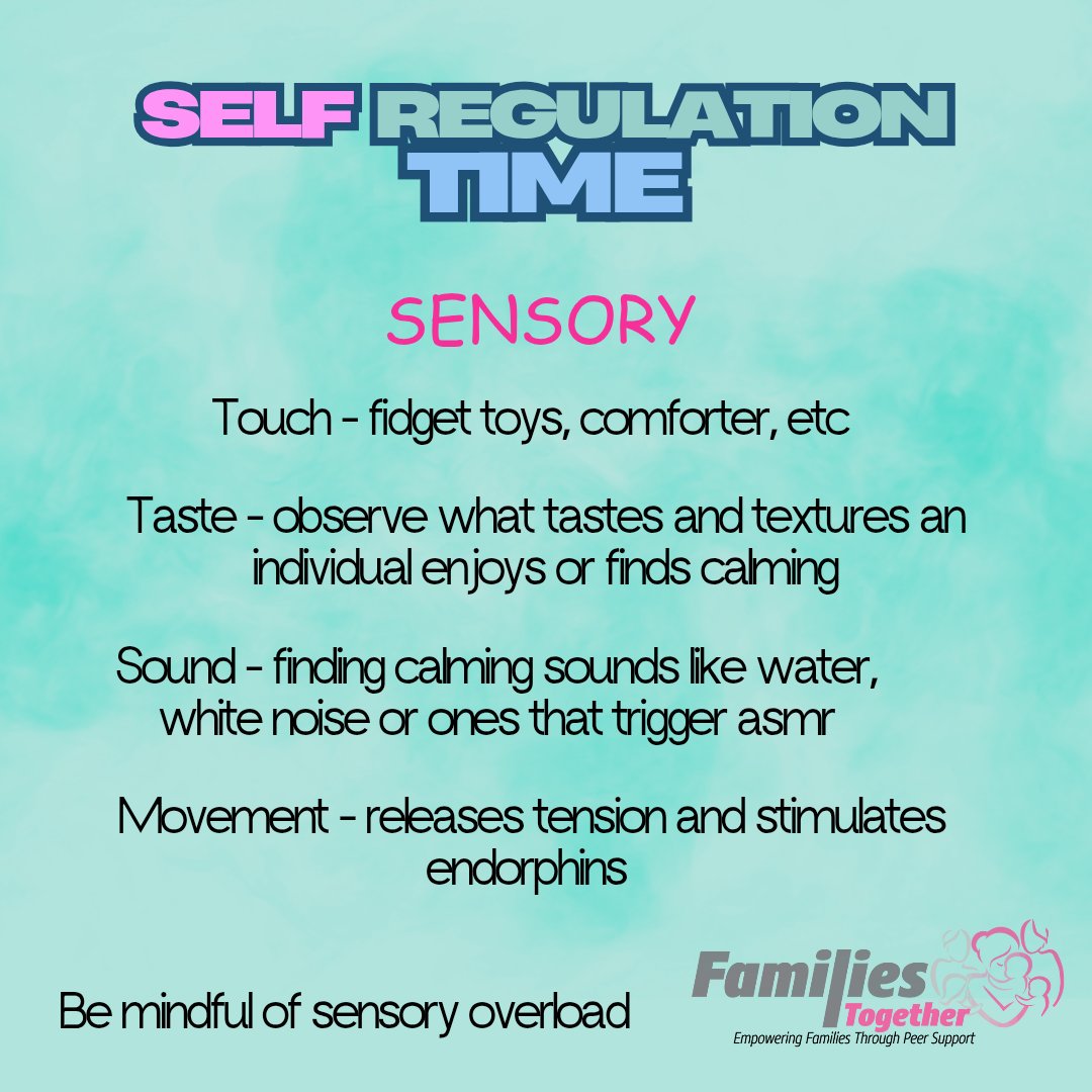 fam2gether's tweet image. There are many different ways we can help children with their emotional dysregulation.

Some children will be sensory seekers.

#sensoryinput #emotionaldysregulation