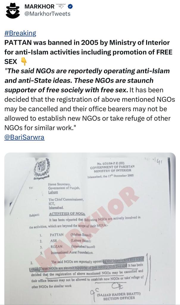 ForcesHub's tweet photo. PATTAN’s registration was revoked due to its controversial activities! Why are some still defending them? 🤨 Time to investigate who enabled their return! #BanPATTAN #NGOExposed #猫の日 https://t.co/7J2aKhSmuo