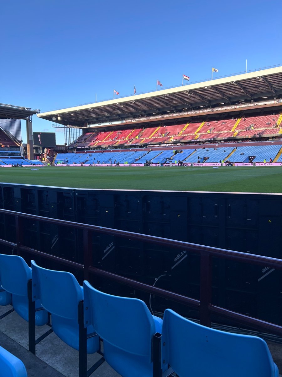 Nothing looks better than sunshine on Villa Park. #UTV #AVFC