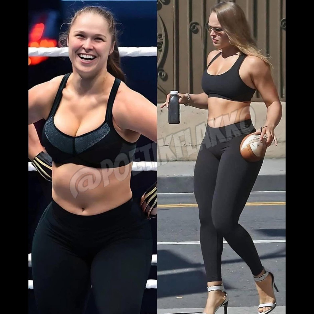PHOTO OF RONDA ROUSEY THEN AND NOW IS GOING VIRAL.😩