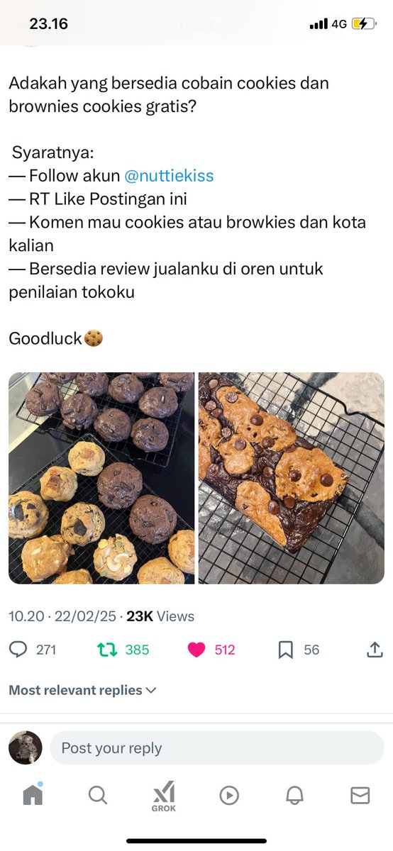 beufdy's tweet photo. @nuttiekiss done kakk mau browkies nyaa looks enak bgt, aku dom kota serang banten siap review jualan kaka 🙌🏻 https://t.co/nHeDXwAfb3