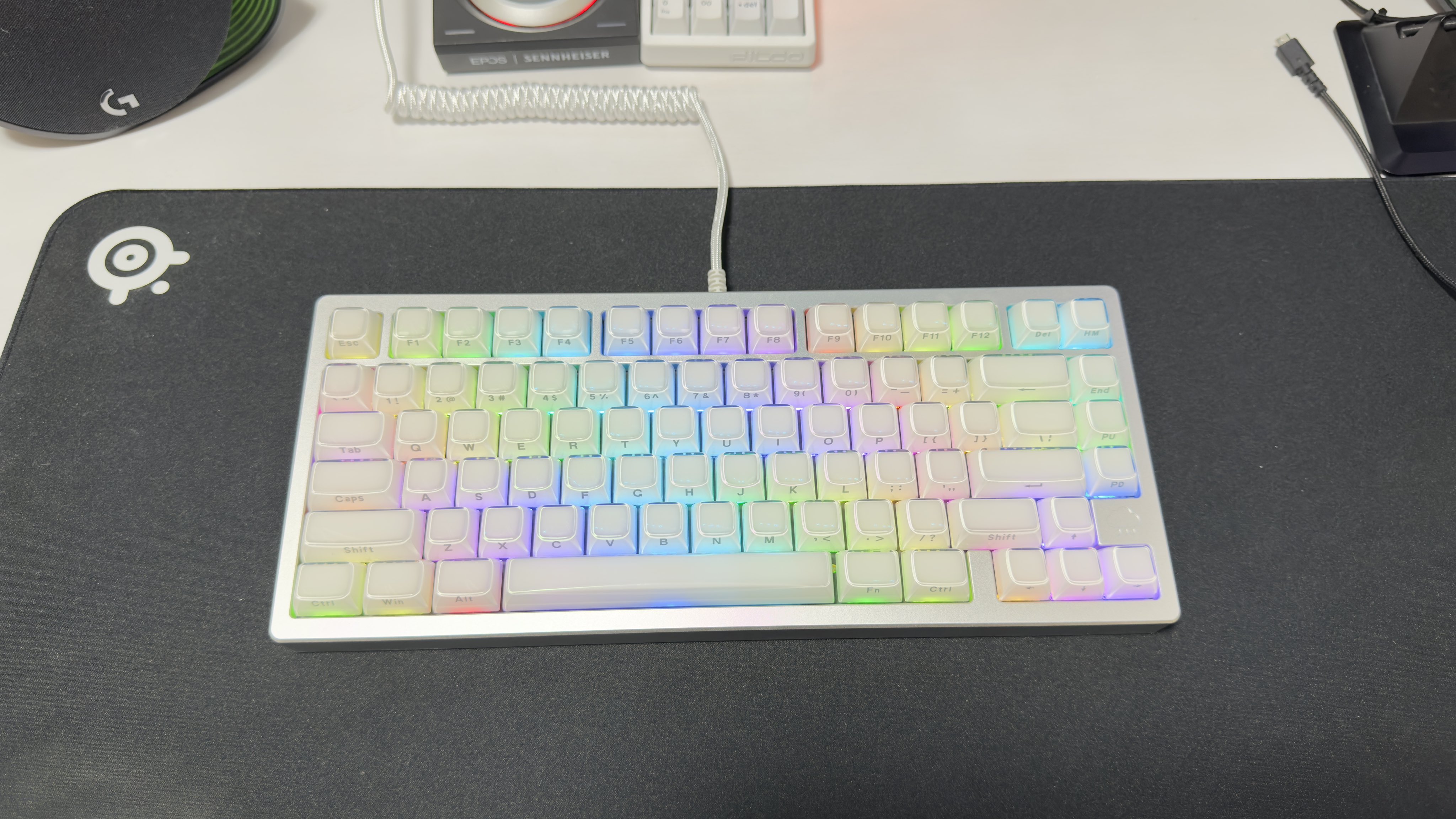 Rainy 75 RT PRO Gray キーキャップセット Rainy 75 RT PRO Gray キーキャップセット WOBKEY Rainy75 RT