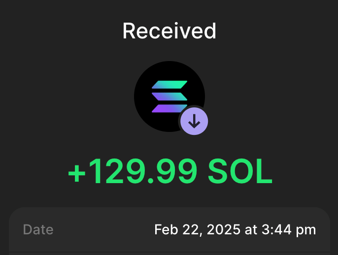 DeFiTracer's tweet image. Just received 130 $SOL from random wallet

Don't wanna keep it, so I'll giveaway to you

Least liked comment gets everything 👇

p.s.: like, rt and must be following