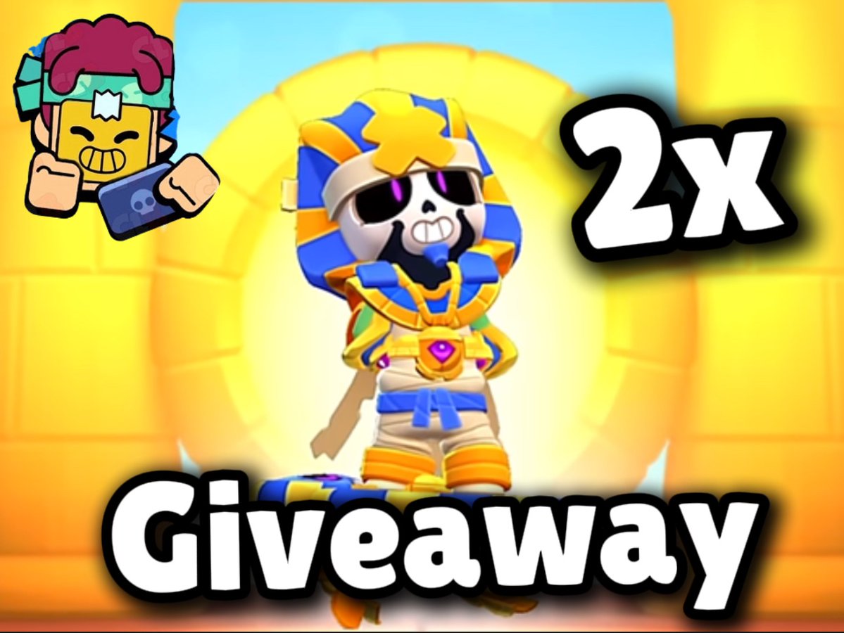 🛹PHARAOLLIE GIVEAWAY🛹
Giving away 2x Skins, to enter:

Like and Retweet ❤️ ♻️
Comment on this post 
Winners chosen March 11th! 🤩

#BrawlTalk #supercellcreator