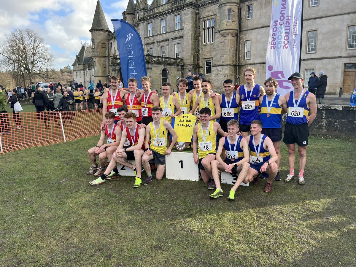 scottishathletics (@scotathletics) on Twitter photo FALKIRK
#LindsaysXC
Senior men teams
14 gold in a row <a href="/Central_AC/">Central Athletic Club</a> today with <a href="/CarnethyHRC/">Carnethy HRC</a> <a href="/ShettlestonHarr/">Shettleston Harriers</a> on podium too
Lovely touch in memory Ali Hay <a href="/Central_AC/">Central Athletic Club</a>
<a href="/SALChiefExec/">SALChiefExec</a> <a href="/OvensDavid/">David Ovens</a> <a href="/lindsaysnews/">Lindsays Solicitors</a> <a href="/ianbeattie1/">Ian Beattie</a> <a href="/AidanThompson96/">Aidan Thompson</a> <a href="/HickeyHamish/">Hamish Hickey</a> <a href="/Jamescrowe7/">Jamie Crowe</a> FALKIRK
#LindsaysXC
Senior men teams
14 gold in a row <a href="/Central_AC/">Central Athletic Club</a> today with <a href="/CarnethyHRC/">Carnethy HRC</a> <a href="/ShettlestonHarr/">Shettleston Harriers</a> on podium too
Lovely touch in memory Ali Hay <a href="/Central_AC/">Central Athletic Club</a>
<a href="/SALChiefExec/">SALChiefExec</a> <a href="/OvensDavid/">David Ovens</a> <a href="/lindsaysnews/">Lindsays Solicitors</a> <a href="/ianbeattie1/">Ian Beattie</a> <a href="/AidanThompson96/">Aidan Thompson</a> <a href="/HickeyHamish/">Hamish Hickey</a> <a href="/Jamescrowe7/">Jamie Crowe</a>