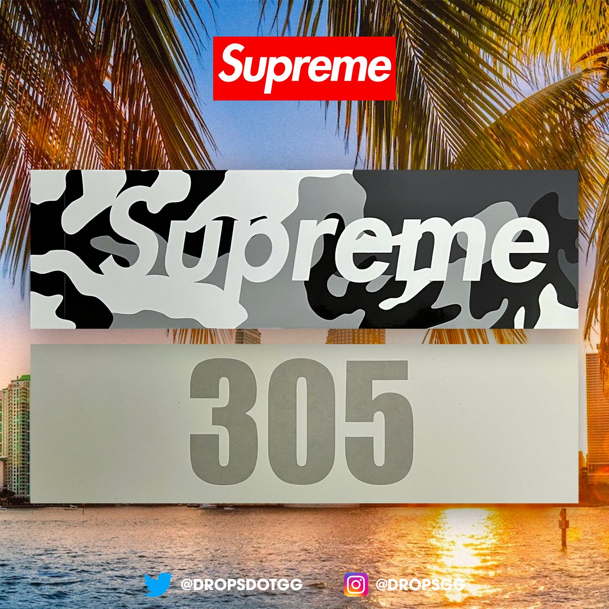Supreme Miami Box Logo Tee マイアミ ボックス ロゴ パーカー Yakkun on X: 