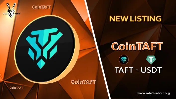 🚀 NEW LISTING🚀 #TAFT #CoinTAFT
📈Trading Pair: TAFT/USDT📈
⏬Available Now!⏬
rabid-rabbit.org/account/trade/…

#BTC #USDT #rabidrabbit #TAFT #CoinTAFT #exchange #RR_exchange #crypto #trading #cryptocurrency #newlisting