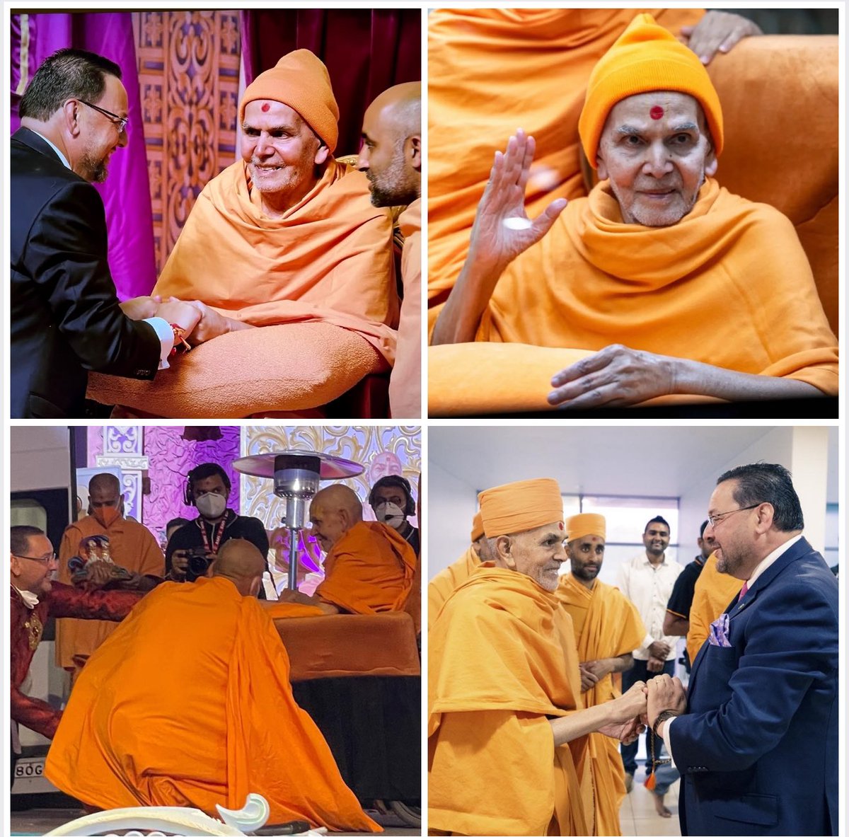 I know how truly blessed I am to have such a close and special relationship with Bapa 😊🙏🏽❤️🛕Jai Swaminarayan <a href="/BAPS/">BAPS</a> <a href="/BAPS_PubAffairs/">BAPS Public Affairs</a> #AkshardhamMelbourne