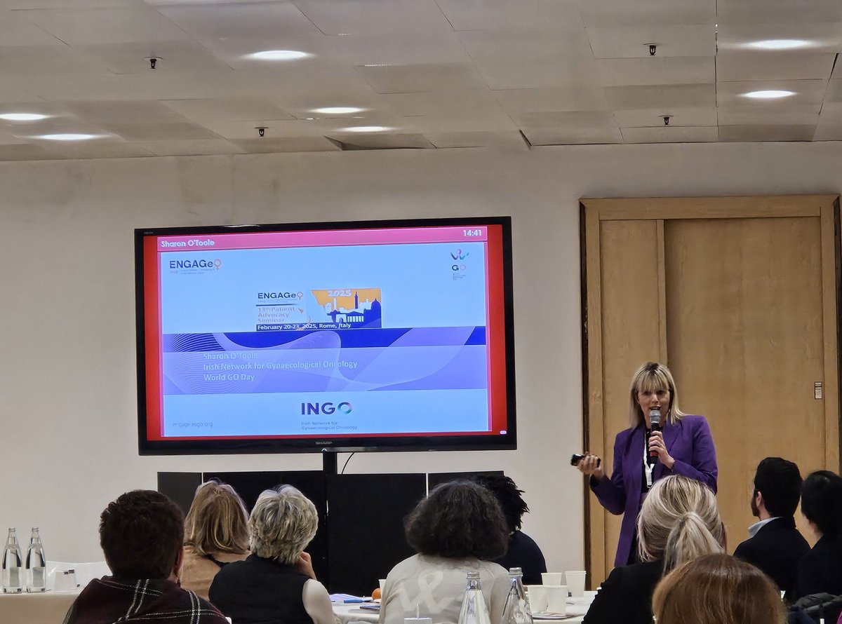 Bridget Carr (@bgt1975) on Twitter photo Well done to <a href="/Shotoole81/">Sharon O'Toole</a>, flying the flag for INGO with her wonderful presentation on the success of the #WGOD campaign in Ireland. <a href="/Isgoppi/">ISGO</a> <a href="/yvonneo_meara/">Yvonne O’Meara</a> <a href="/IrishCancerSoc/">Irish Cancer Society</a> Well done to <a href="/Shotoole81/">Sharon O'Toole</a>, flying the flag for INGO with her wonderful presentation on the success of the #WGOD campaign in Ireland. <a href="/Isgoppi/">ISGO</a> <a href="/yvonneo_meara/">Yvonne O’Meara</a> <a href="/IrishCancerSoc/">Irish Cancer Society</a>