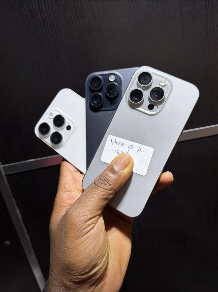 CVeraGadgets's tweet photo. iPhone 15 Pro 128GB –🔥

Premium, sleek, and ready to flex. Don’t sleep on this—grab yours now!

💰 Best price | 🚚 Nationwide delivery
📩 DM now! @chris_phone_hub

#iPhone15Pro #Apple #LuxuryGadgets #TechFlex #PremiumPhones #iPhoneLovers #NaijaDeals #GadgetHustle #UpgradeTime https://t.co/h5E3FHhLzx