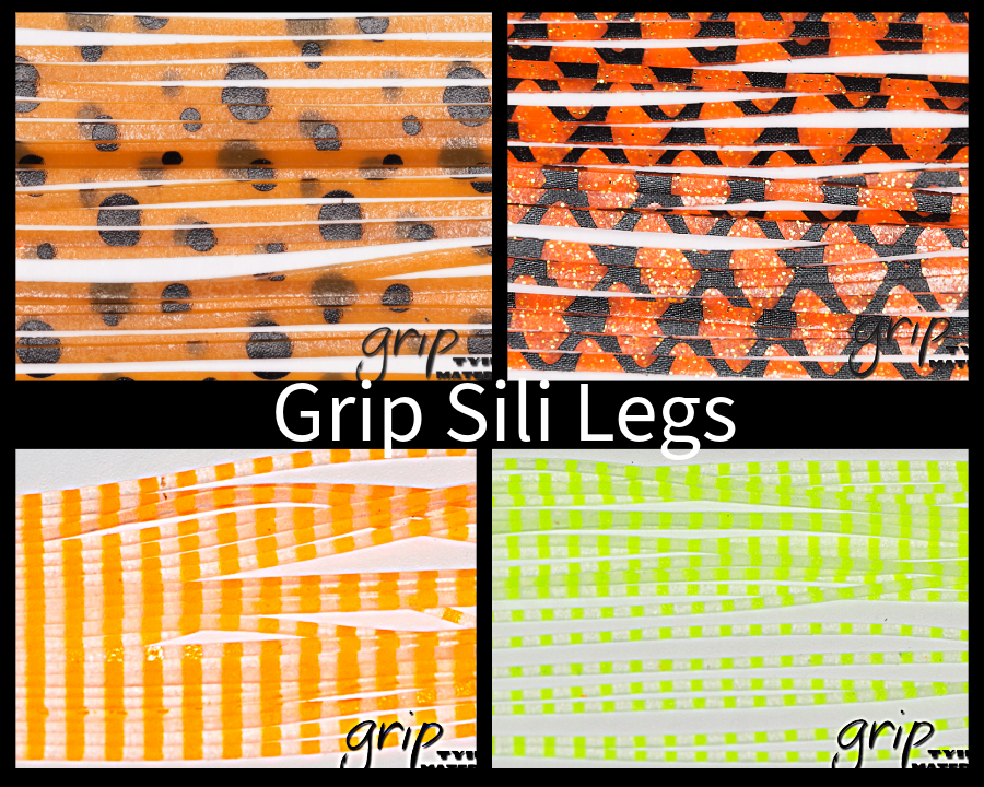 Grip Sili Legs...

These silicon legs are ideal for adding motion and colour to saltwater patterns and crustaceans

See all the colours here: bit.ly/SiliLegs

#flytying #flyfishing #scottieproducts