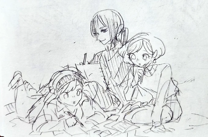 過去の落書き。この3人良いよね… 