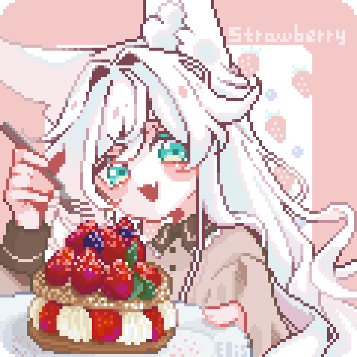 これはXに投稿するの忘れてたやつ🦊🍓🫐
#ドット絵 #pixelart #イラスト #オリキャラ #dotpict #illustration