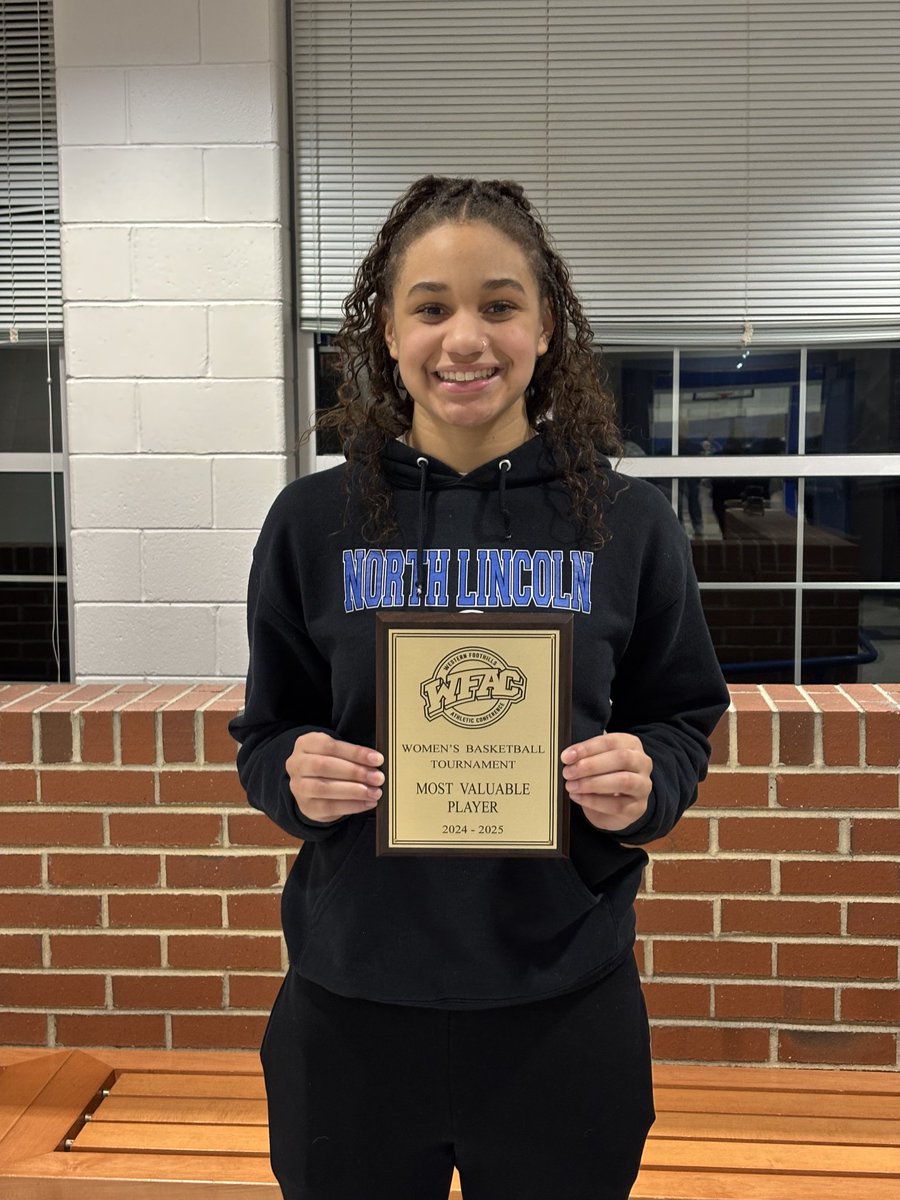 I am honored to have received the MVP in our conference tournament. It has been a team effort to go undefeated in conference play and the conference tournament. Don't count <a href="/NLKnights_Bball/">North Lincoln Girls Basketball</a> out. We are not done yet!!!
<a href="/karr_kristen/">Kristen Karr</a> 
<a href="/TimChandlerHK/">Tim Chandler</a> 
<a href="/brad_bur9780/">Brad Burnett</a> 
<a href="/Assist_U_/">AssistU Recruiting</a>